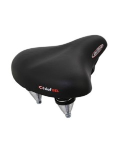 Beach Cruisers Saddle Chief Gel Black.